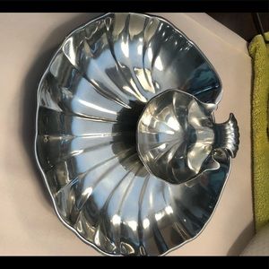 Pewter chip and dip tray from Wilton Armetale.